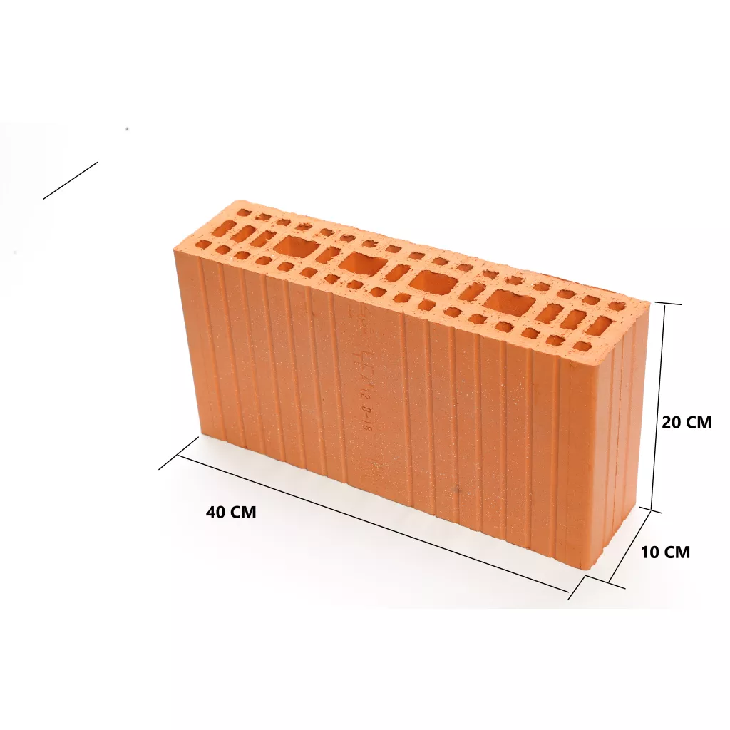 Load Bearing Red Clay Bricks - Red, 400*100*200