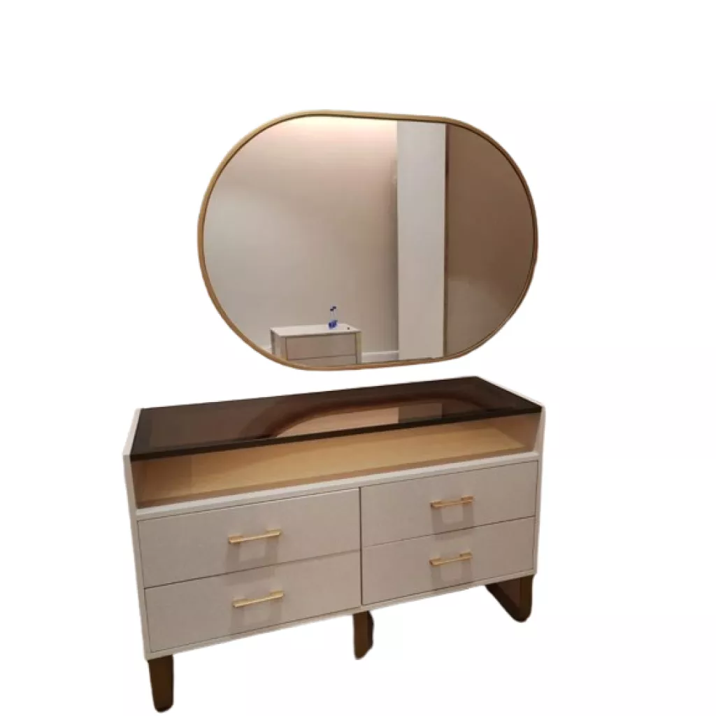Marble 4-drawer dresser