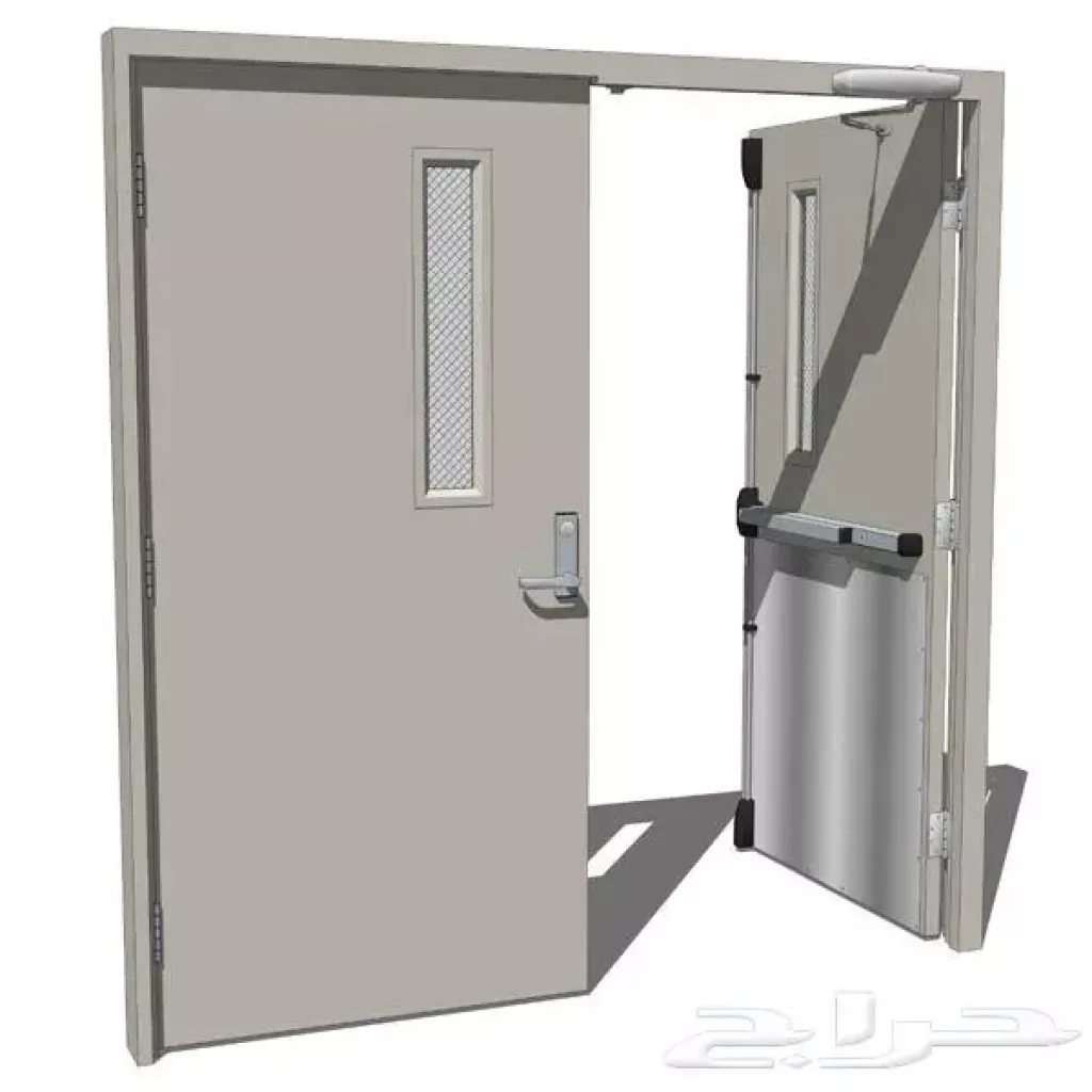 Emergency doors, fire-resistant metal doors for all people, steel hangar canopies, aluminum and stainless steel structures.