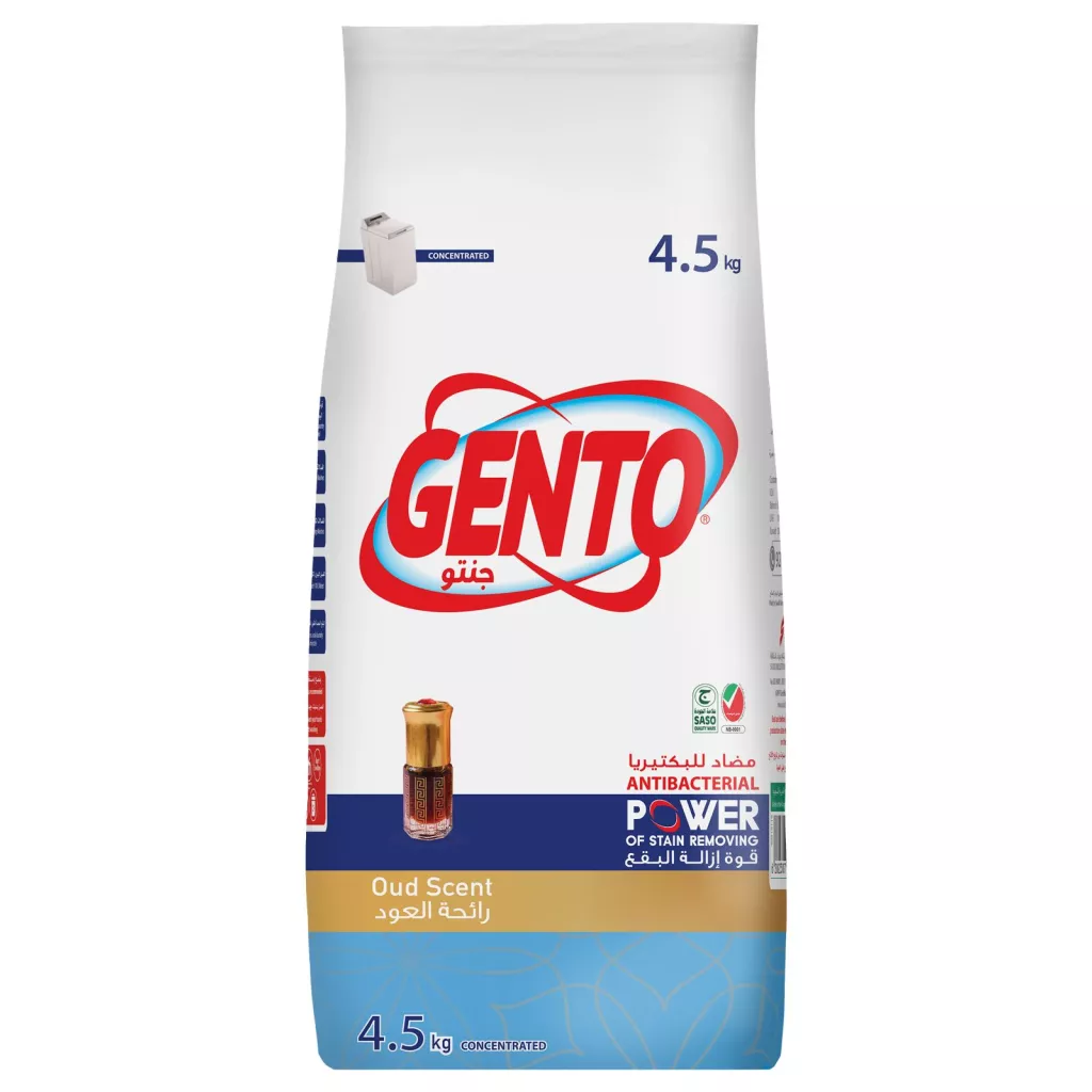 GENTO Powder Detergent - Oud HF - 2x4.5 Kg C