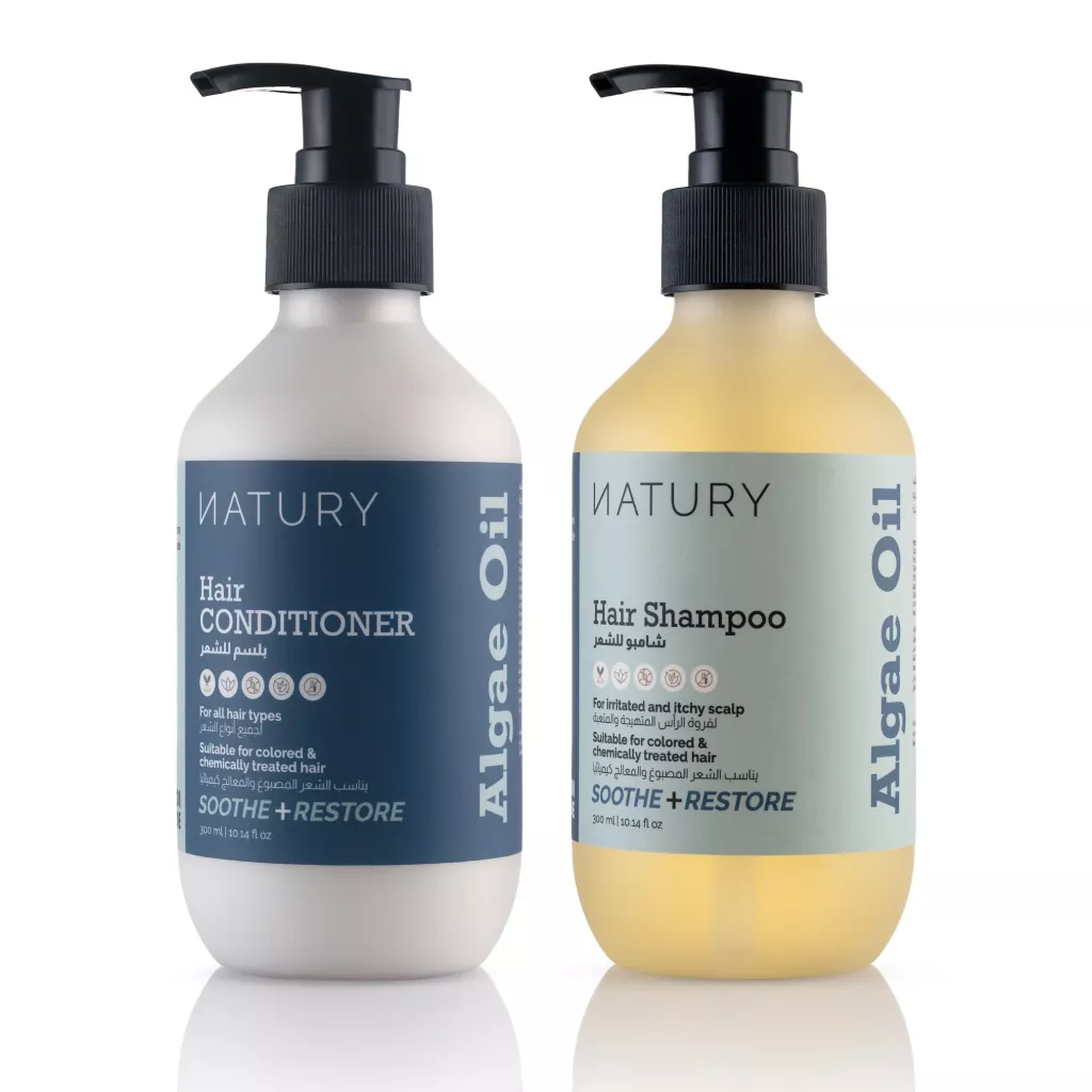 الجی آئل کے ساتھ شیمپو اور کنڈیشنر - 300ml + 300ml
