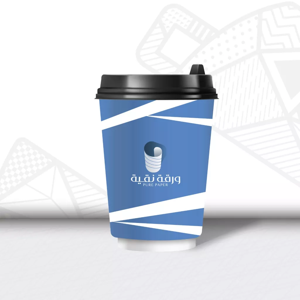 Large 12 oz double paper cup