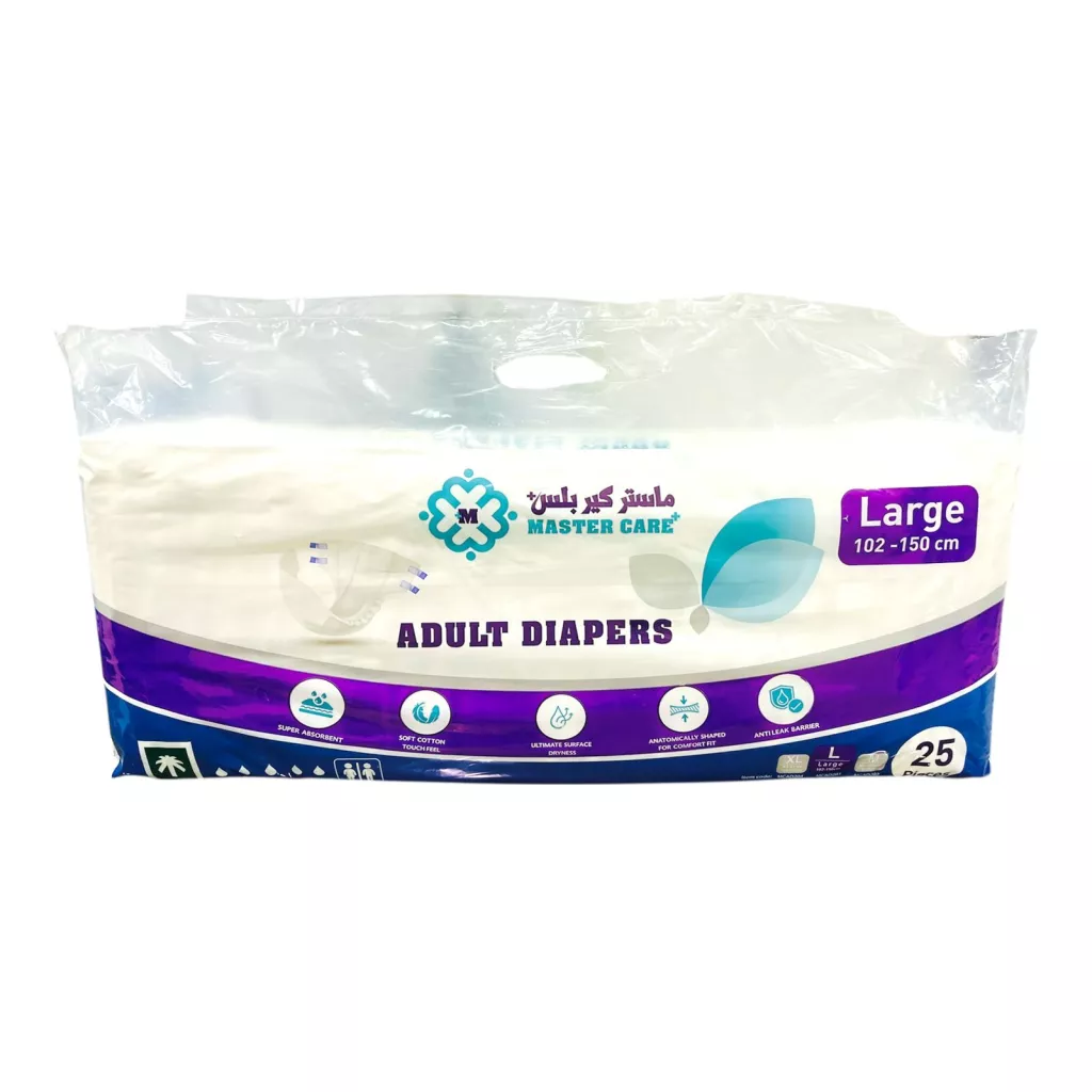 بزرگوں کے لیے ماسٹر کیئر ڈایپرز - بڑا 3*25