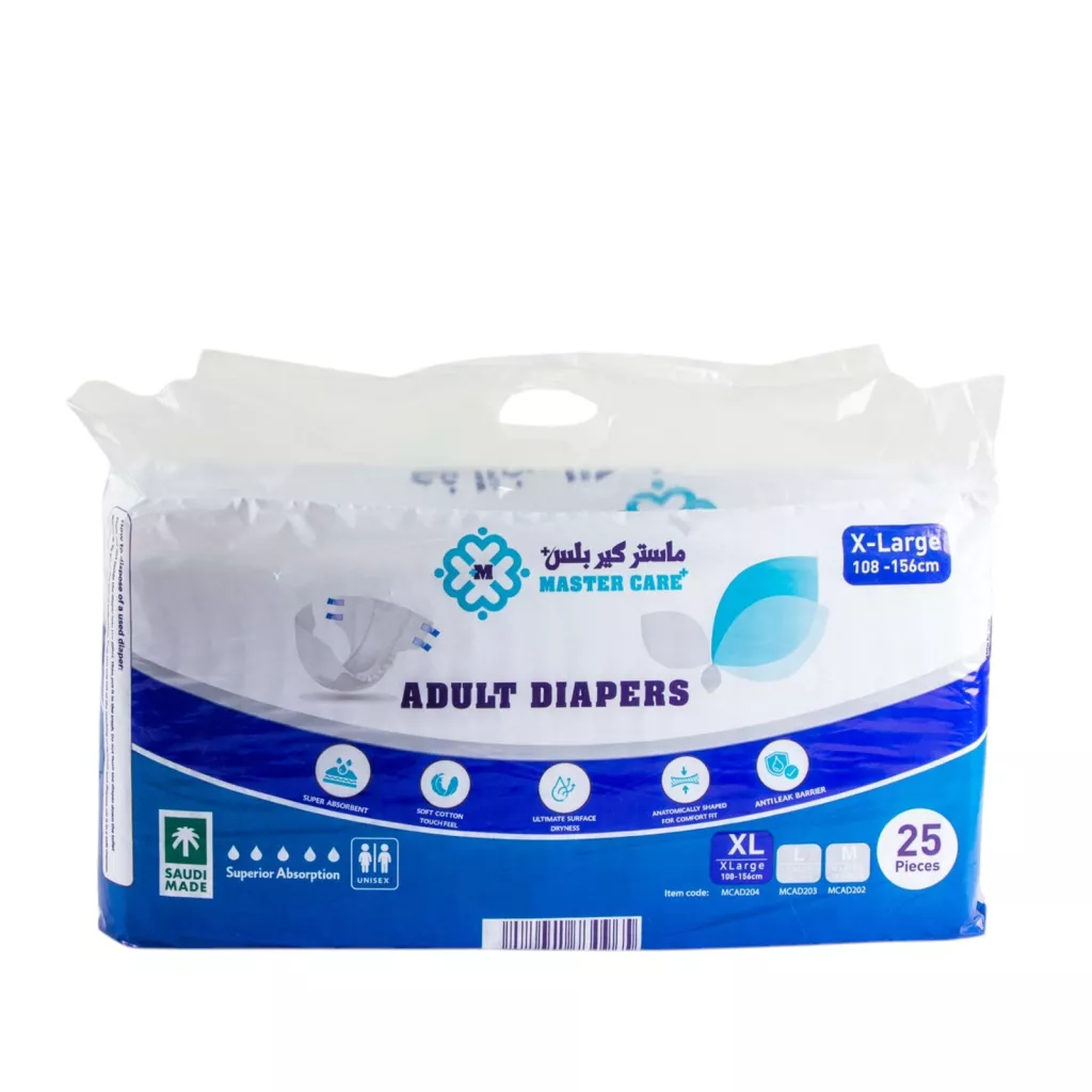 بزرگوں کے لیے ماسٹر کیئر ڈایپر - بہت بڑا 2*25