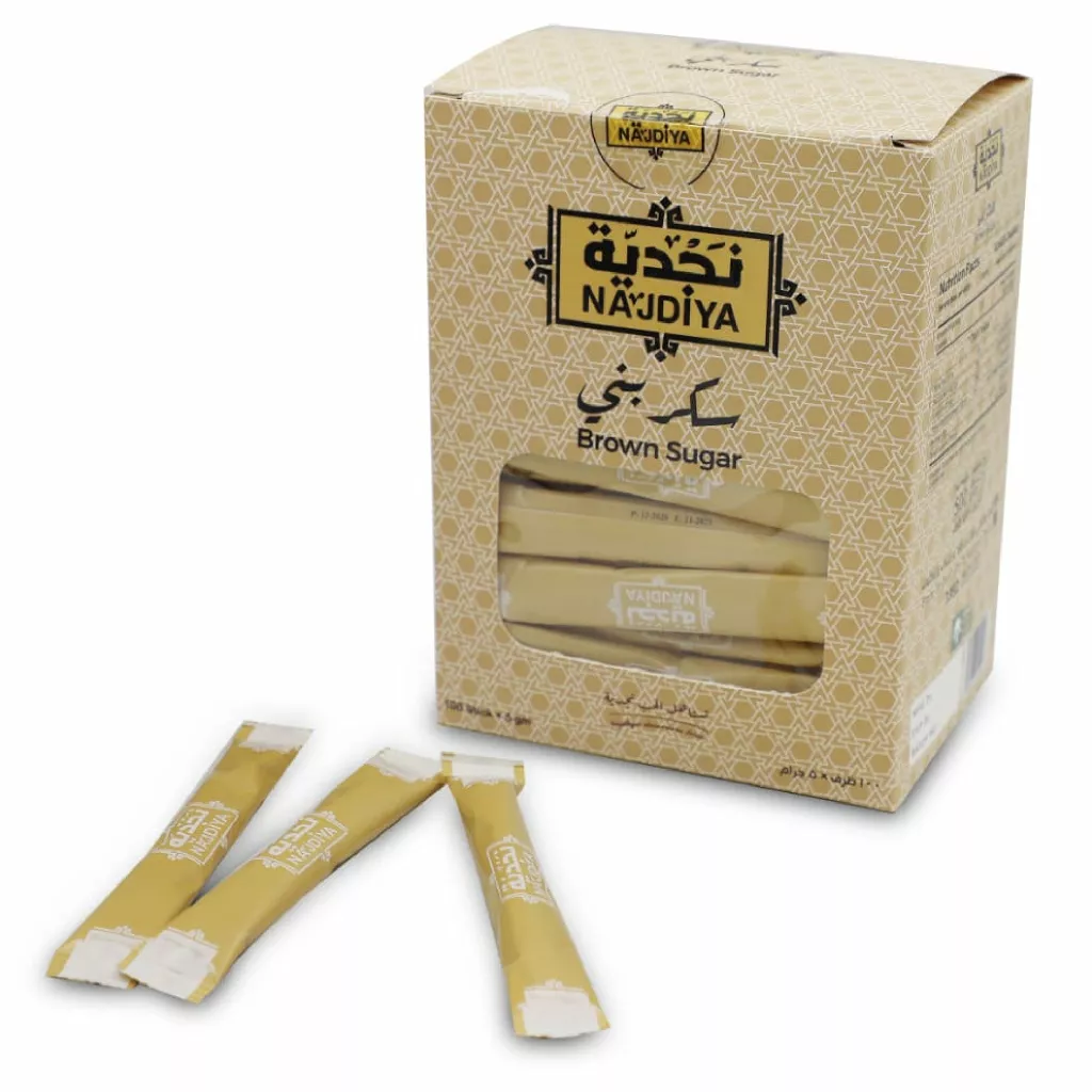 سكر بني نجدية - 5 جرام × 100 ظرف