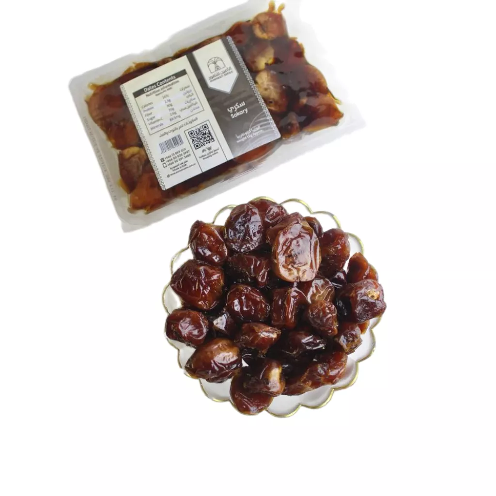 Sugar dates wrapped in the seed