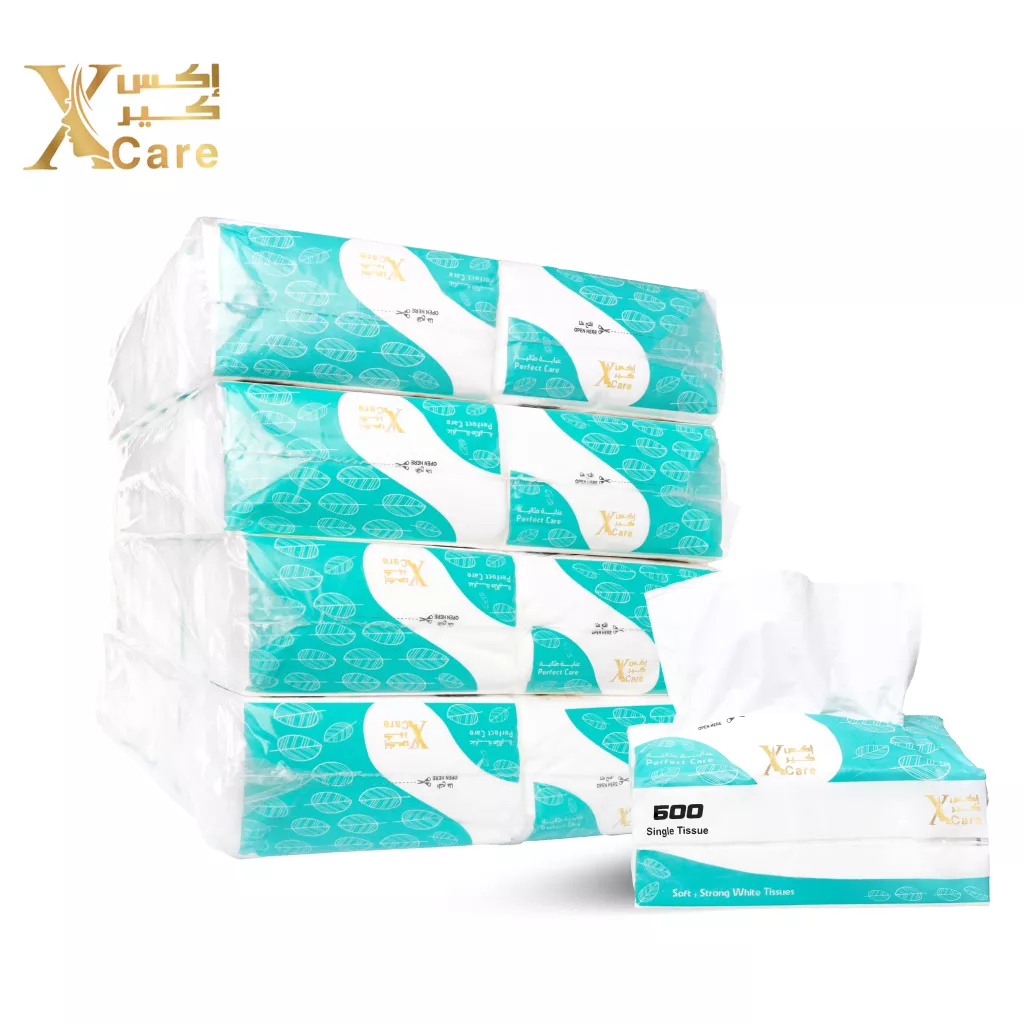 X CARE FACIAL TISSUES 600