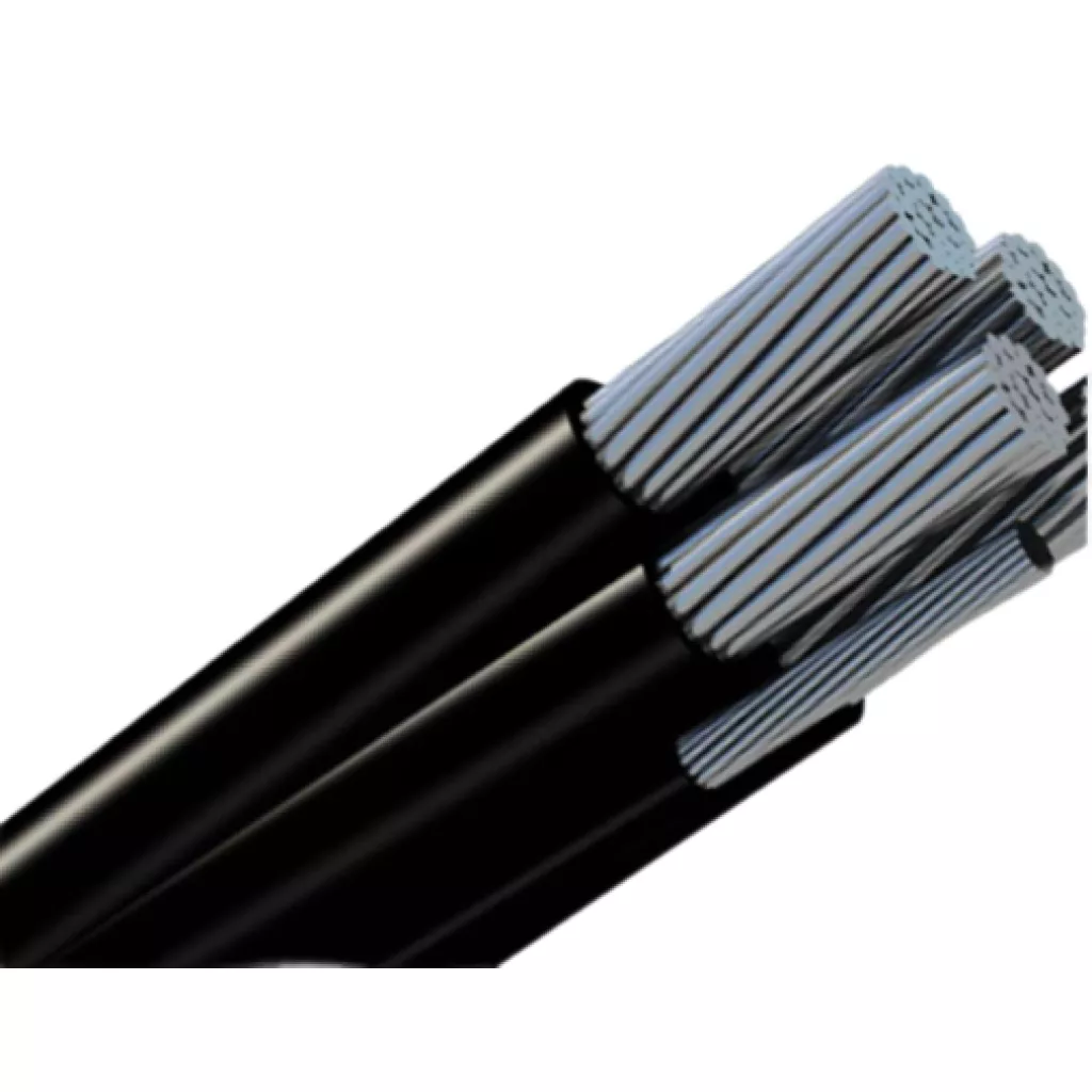 Single insulated aerial aluminum conductors