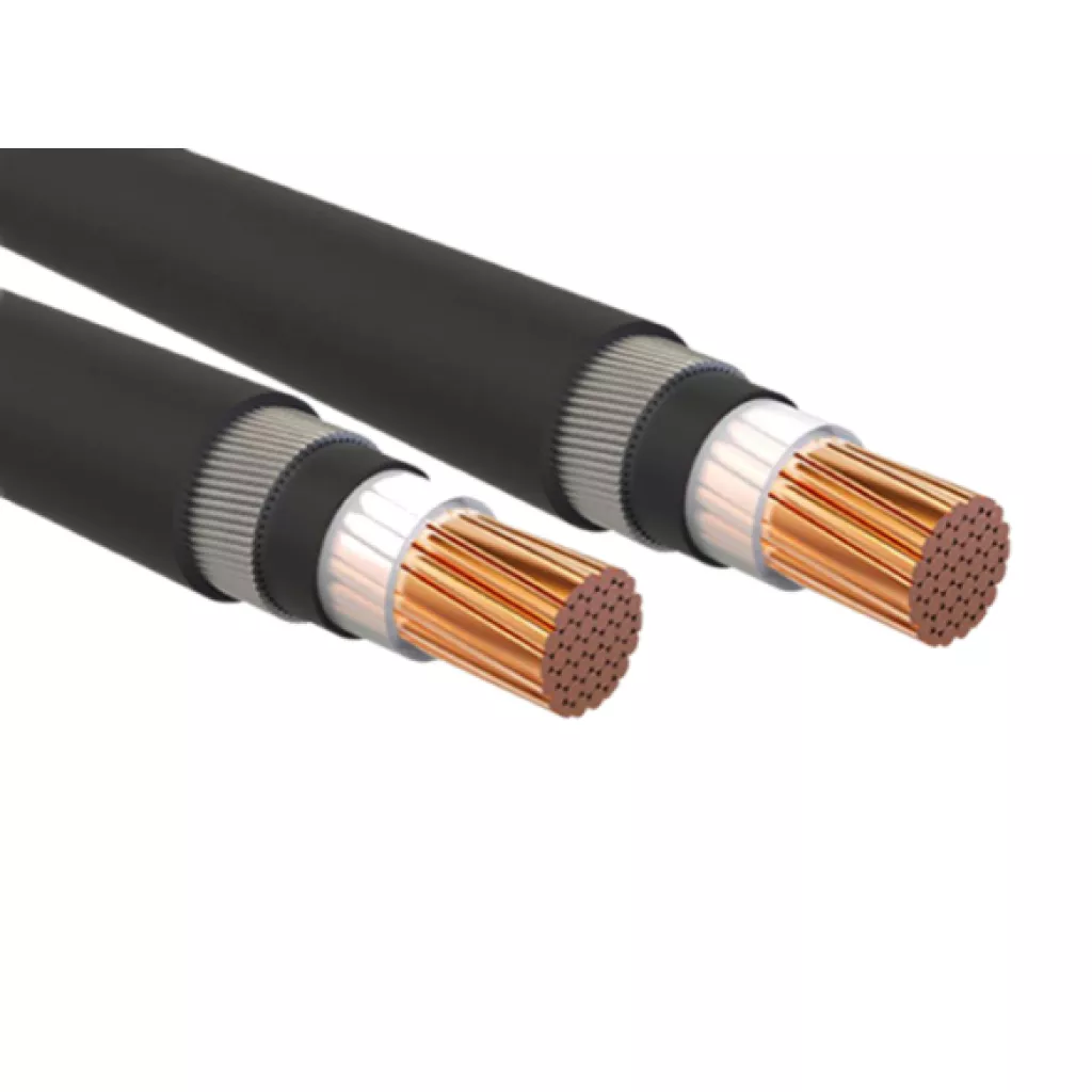 Single copper and aluminum cables insulated with PVC-XLPE and reinforced with aluminum wires