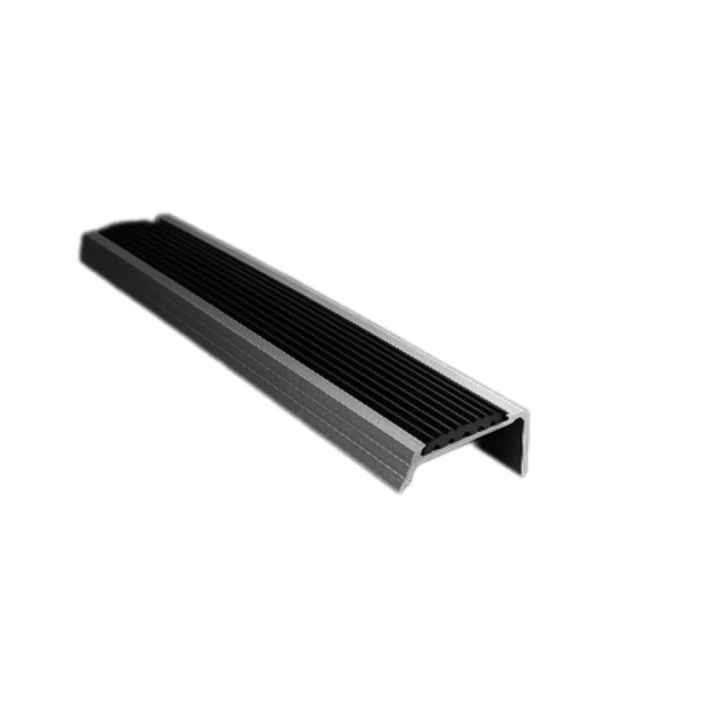 Stair Edge Systems - Aluminum Drawer Edge with Rubber Insert