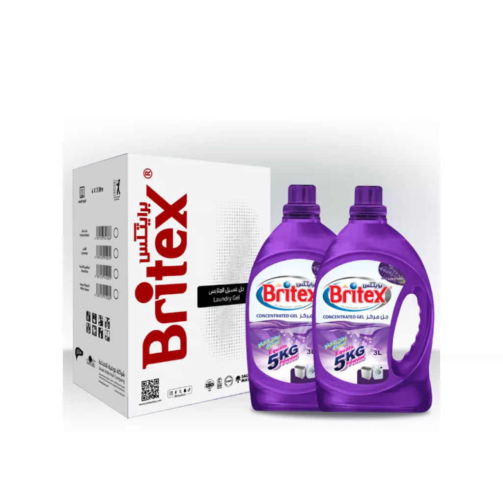Britex Laundry Gel ( lavender ) Pack of 2 ( 6L Carton )