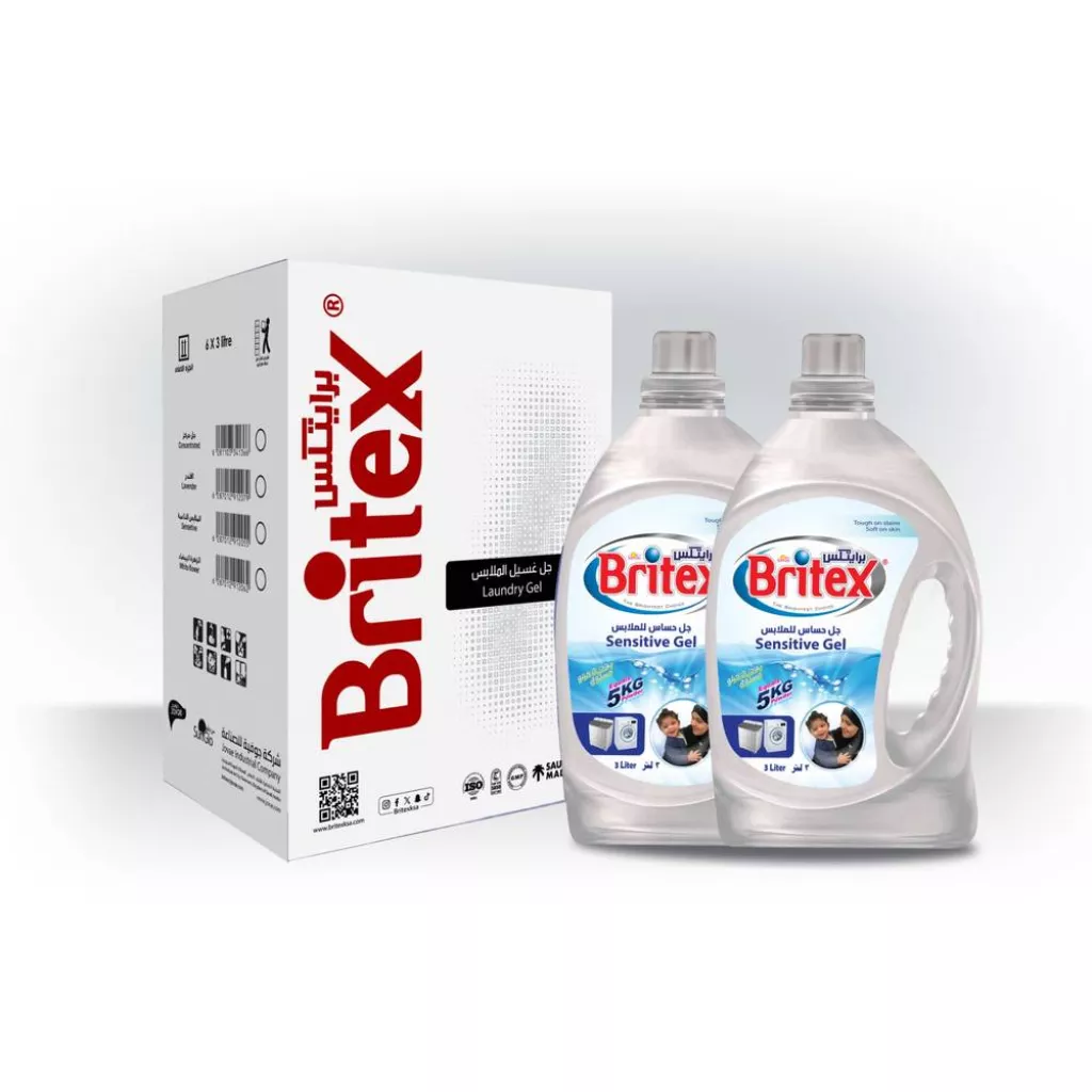 Britex Laundry Gel ( Sensitive Cloths ) Pack of 2 ( 6L Carton )