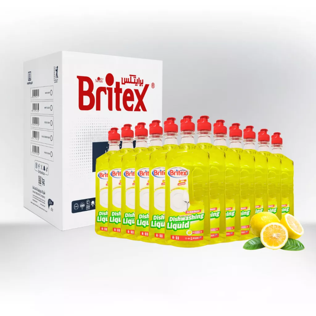 Britex Dishwashing Liquid with Moisturizing Glycerin " lemon