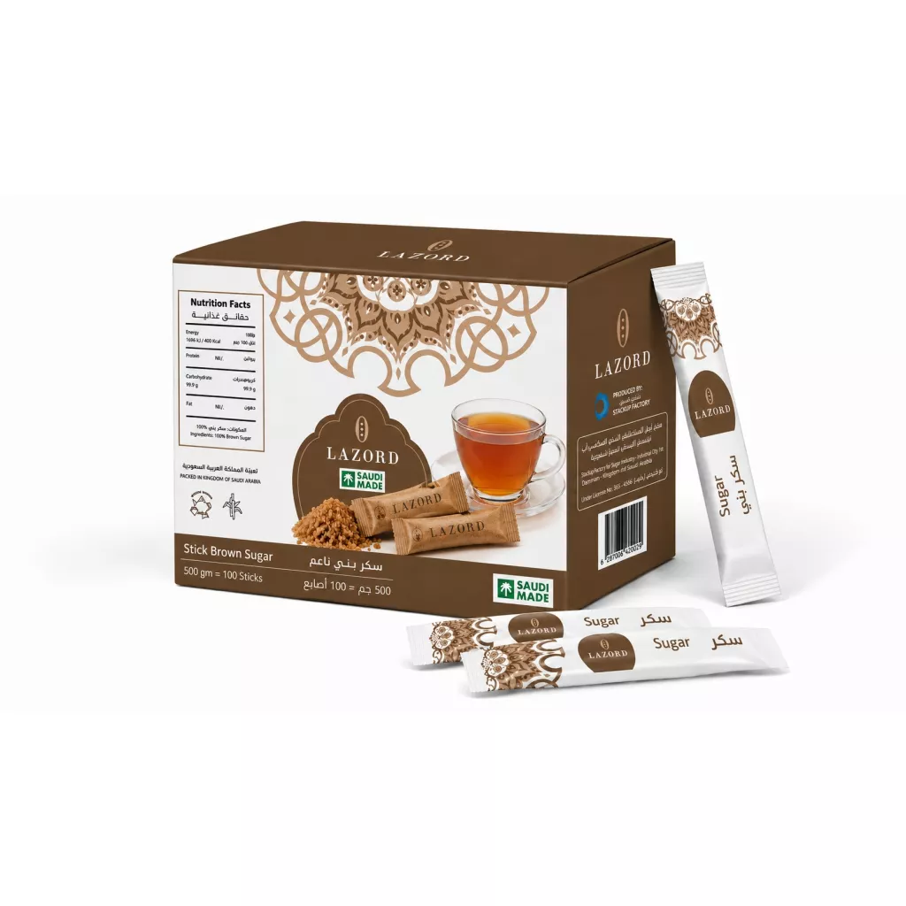 Lazord Brown sugar 500 Grm 100 sticks