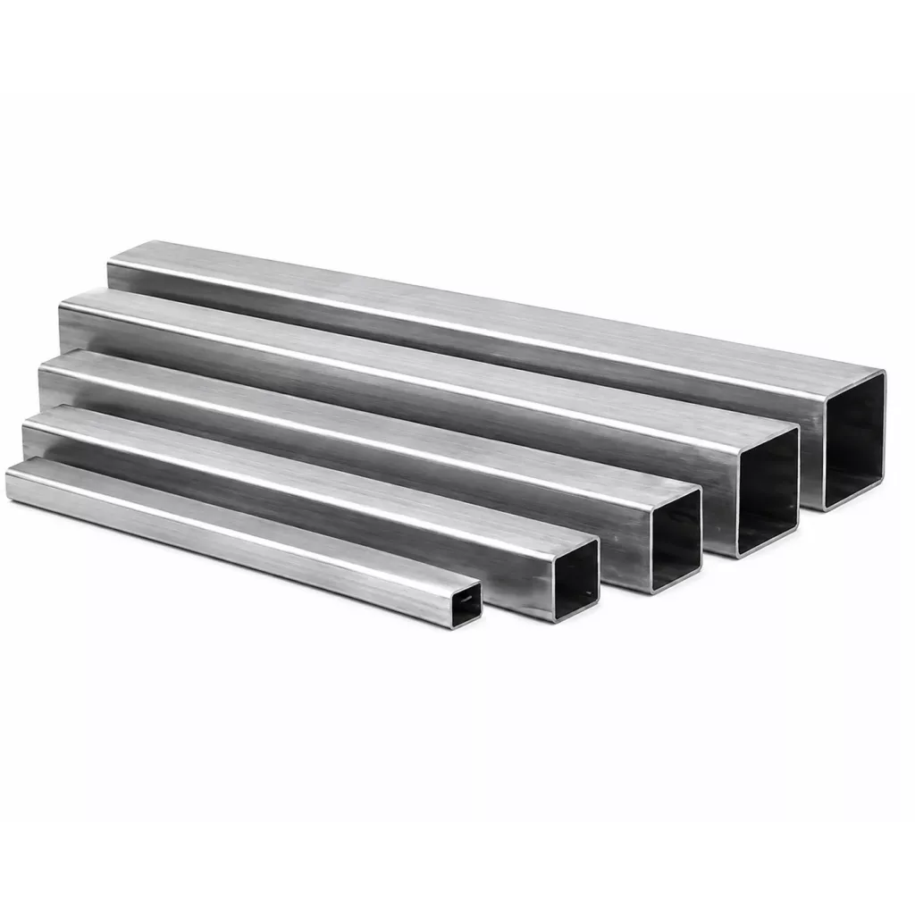Galvanized square tubes