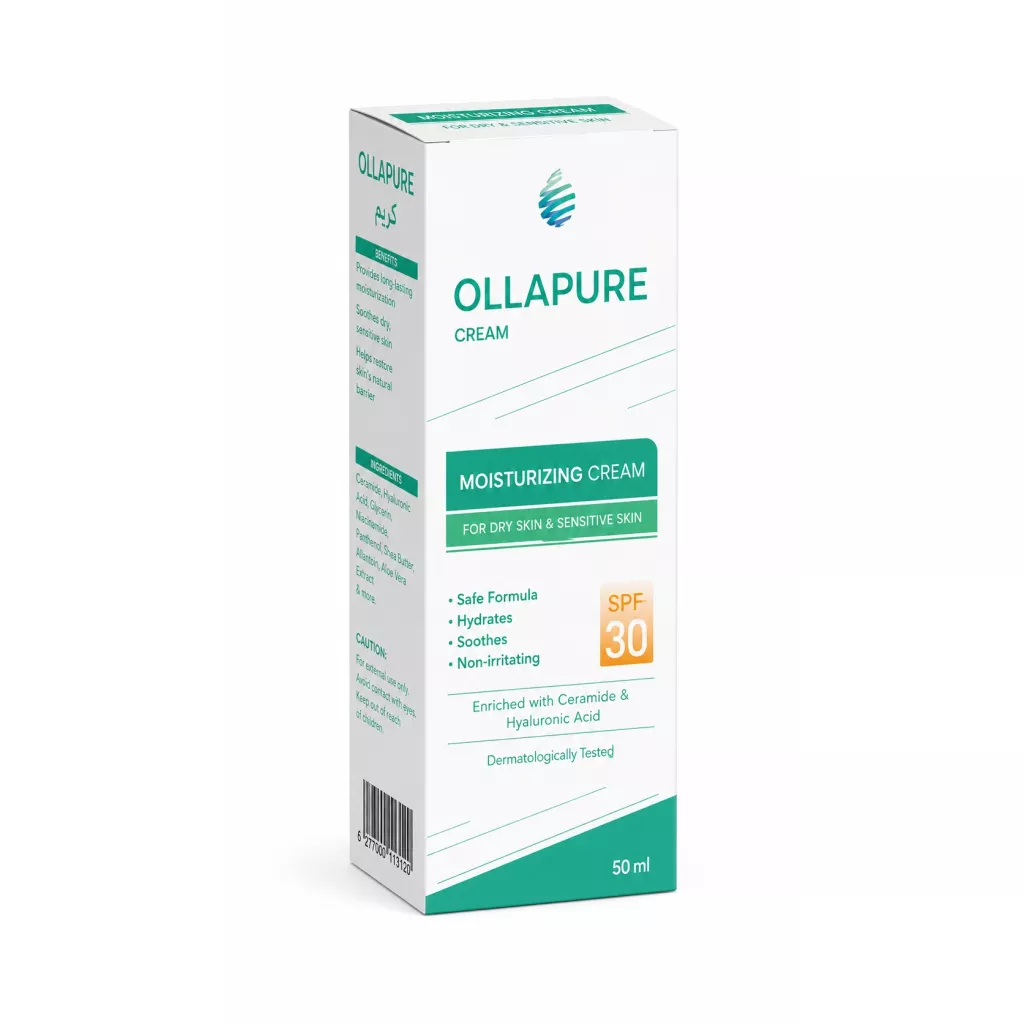 Produk penjagaan kulit (OLLAPURE) - Krim Melembapkan Olapure – 50 g