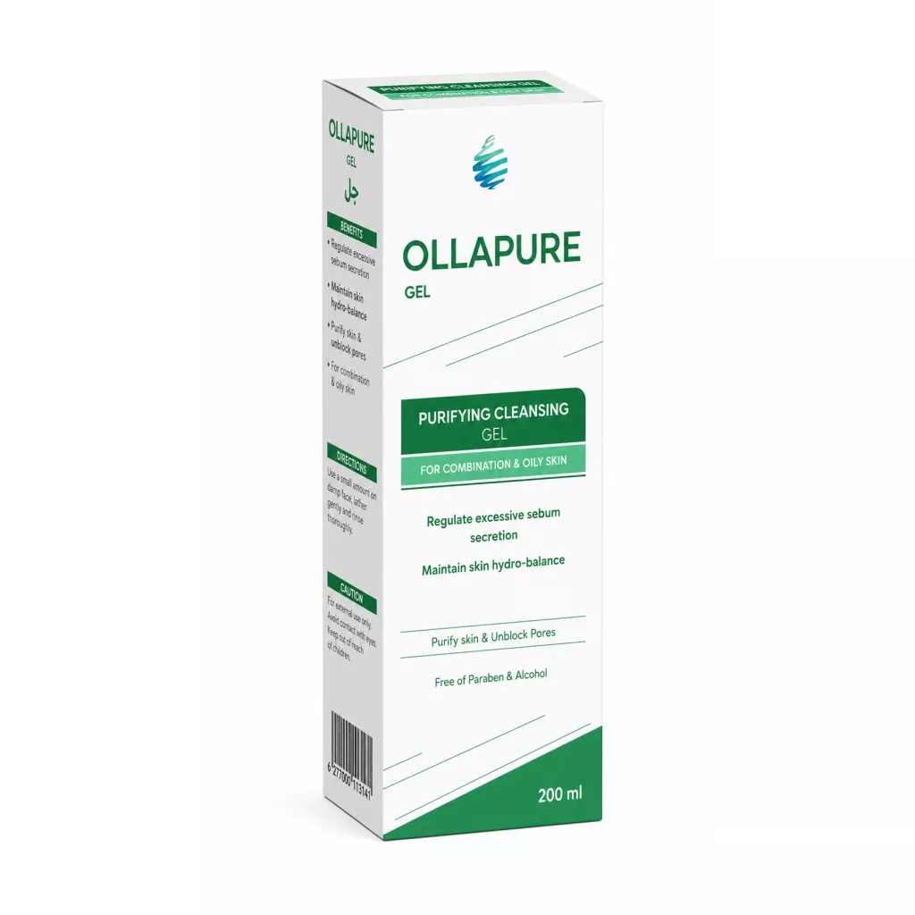 Produk penjagaan kulit (OLLAPURE) - Gel Pembersih dan Penulen Olapure – 200 ml