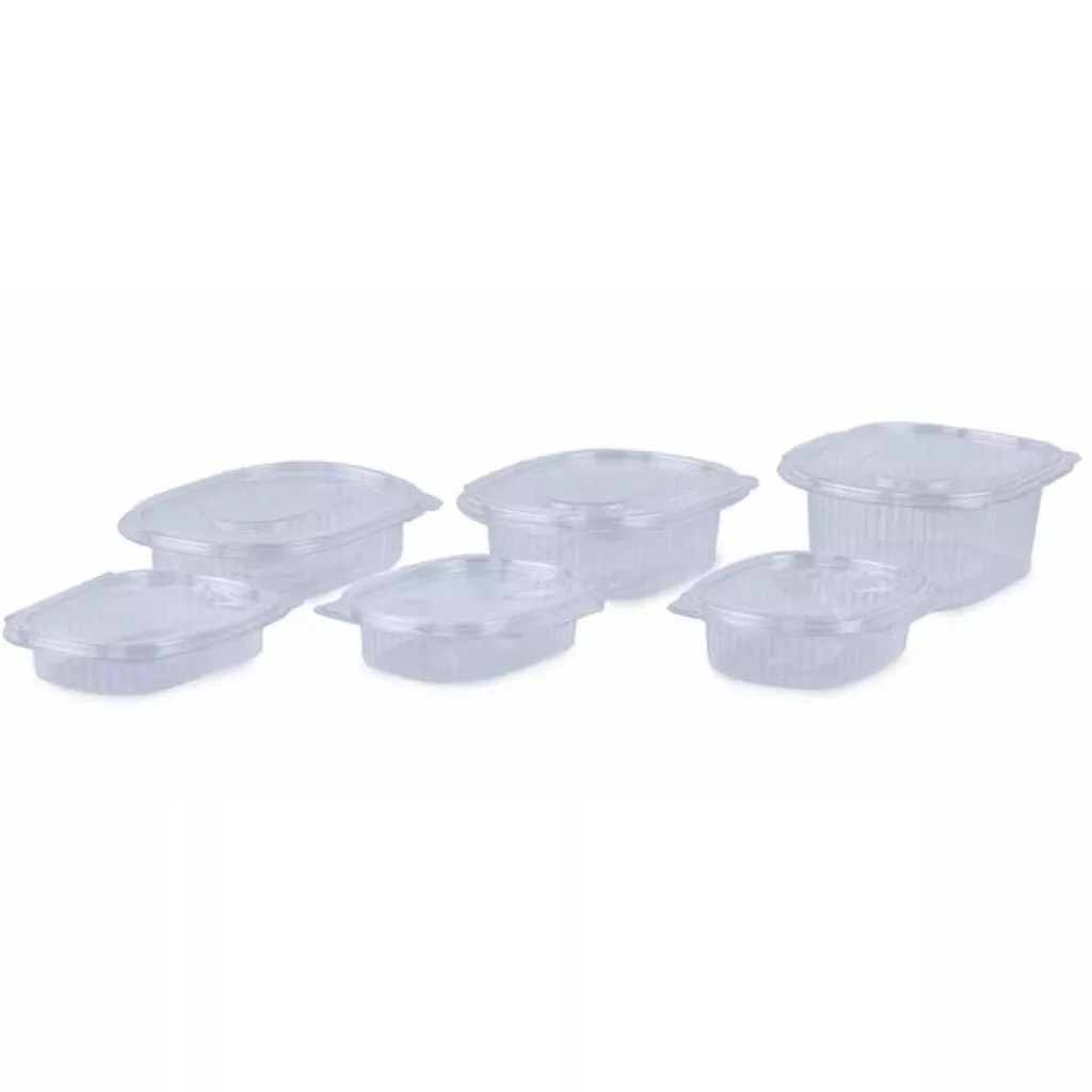 Plastic containers (salads)