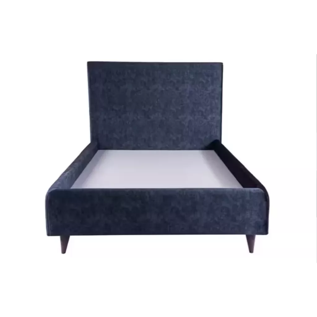 Al-Maha Premium Bed - Modern Velvet Upholstered Design