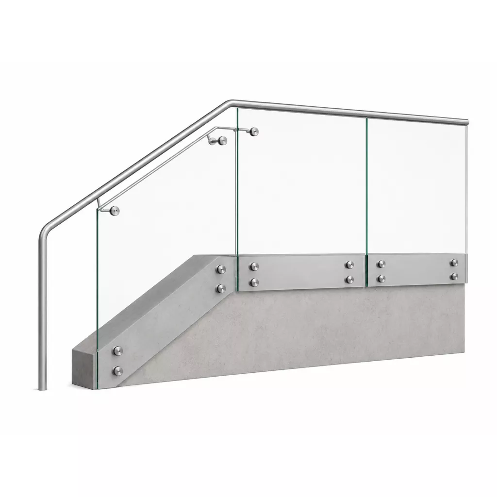 Glass railings - Railings for stairs and balconies