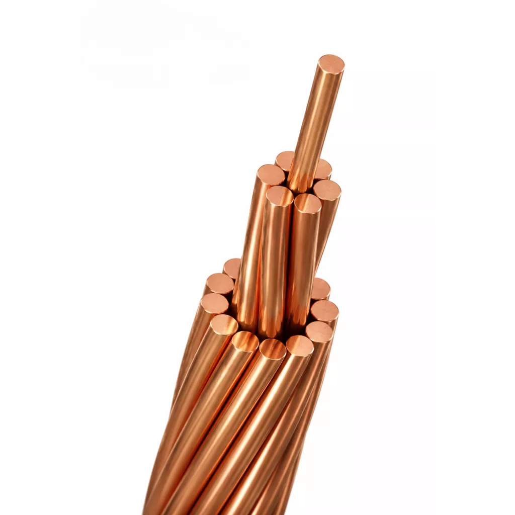 Bare copper conductors