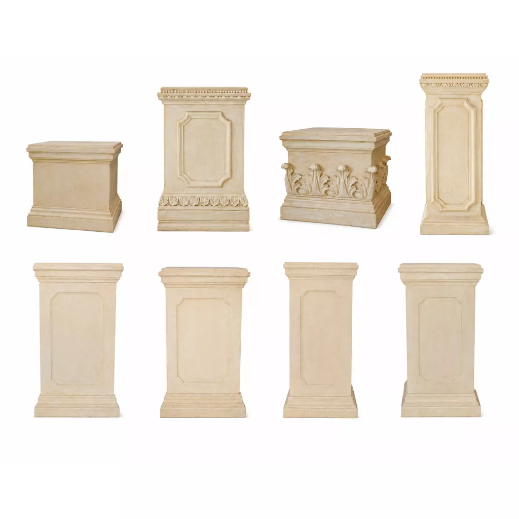 Decorative bases and columns