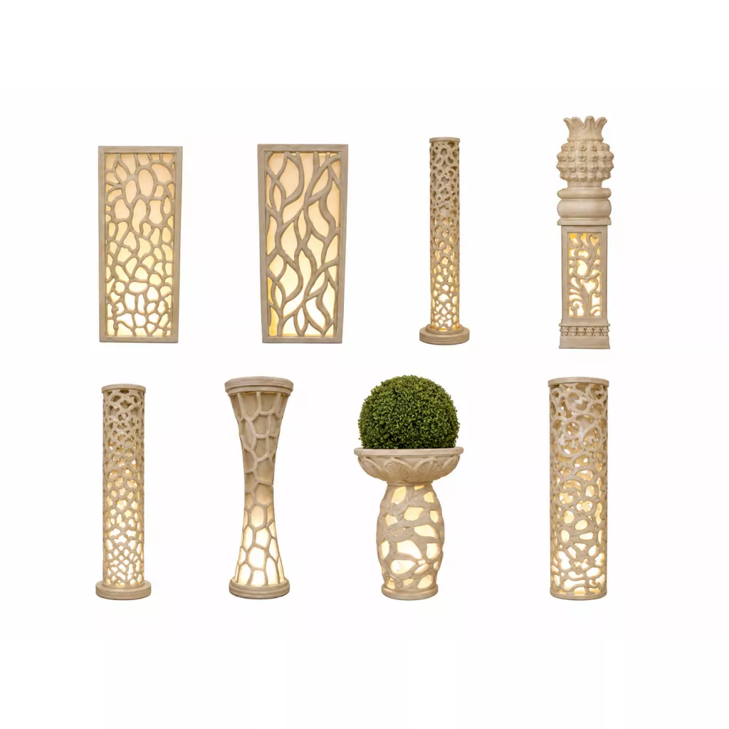 Stone lighting units - Lighting Columns