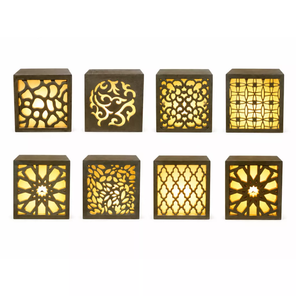 Stone lighting units - Cubic light boxes and units