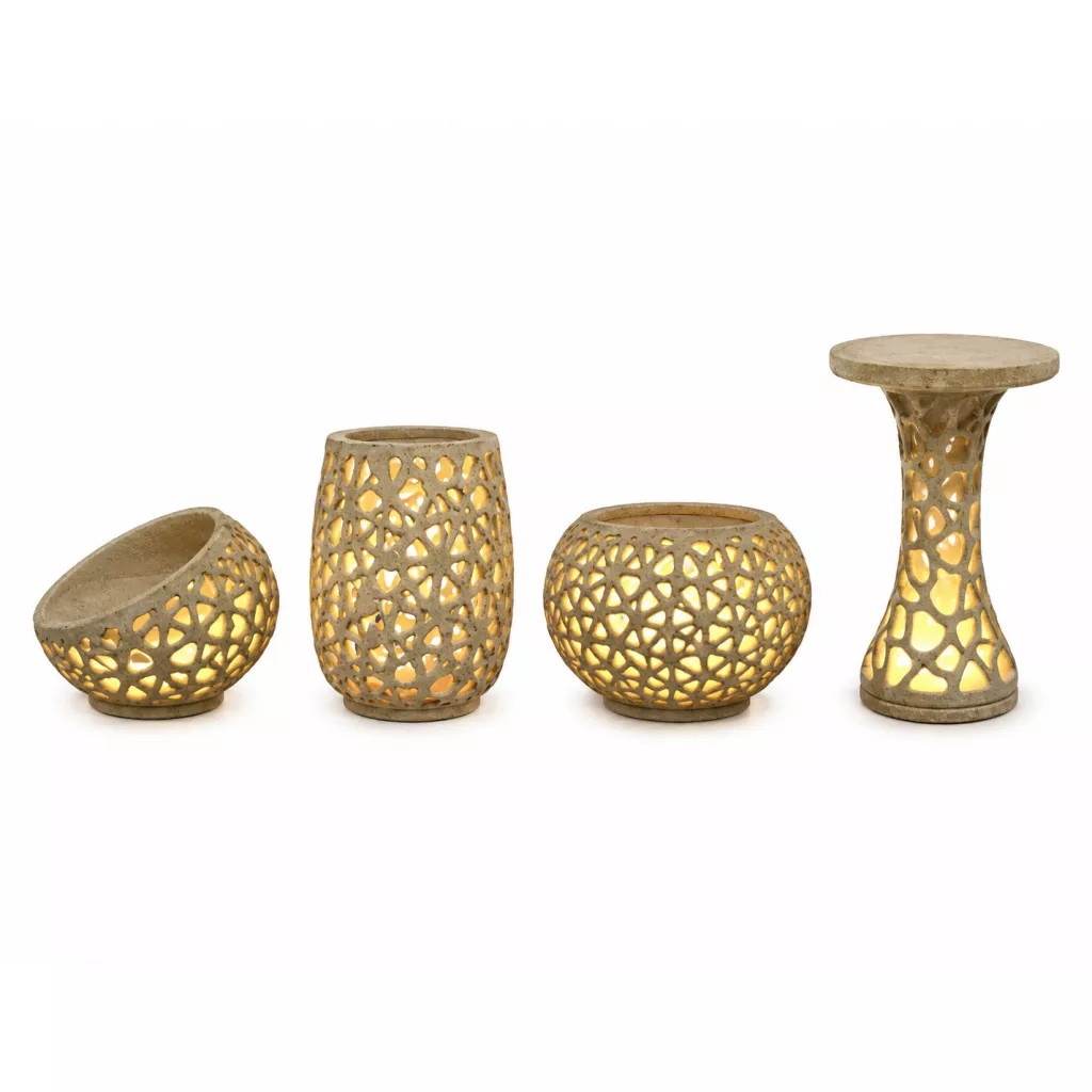 Stone lighting units - Decorative Tables and Lighting