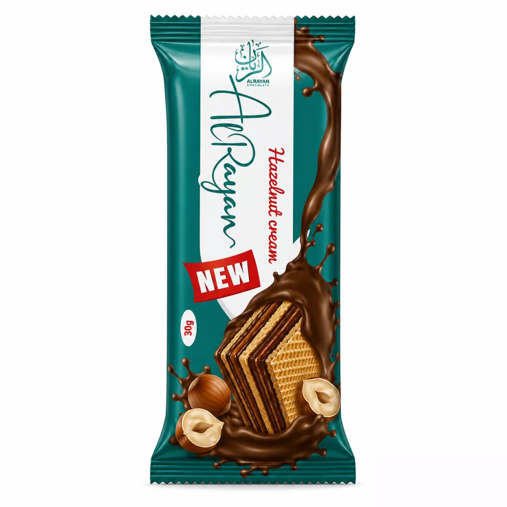 Rayan Wafer with Chocolate and Hazelnut Cream Filling 30 g