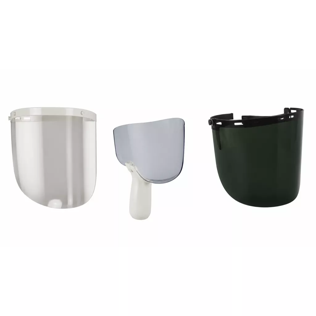 Welding and face protection equipment - face shields