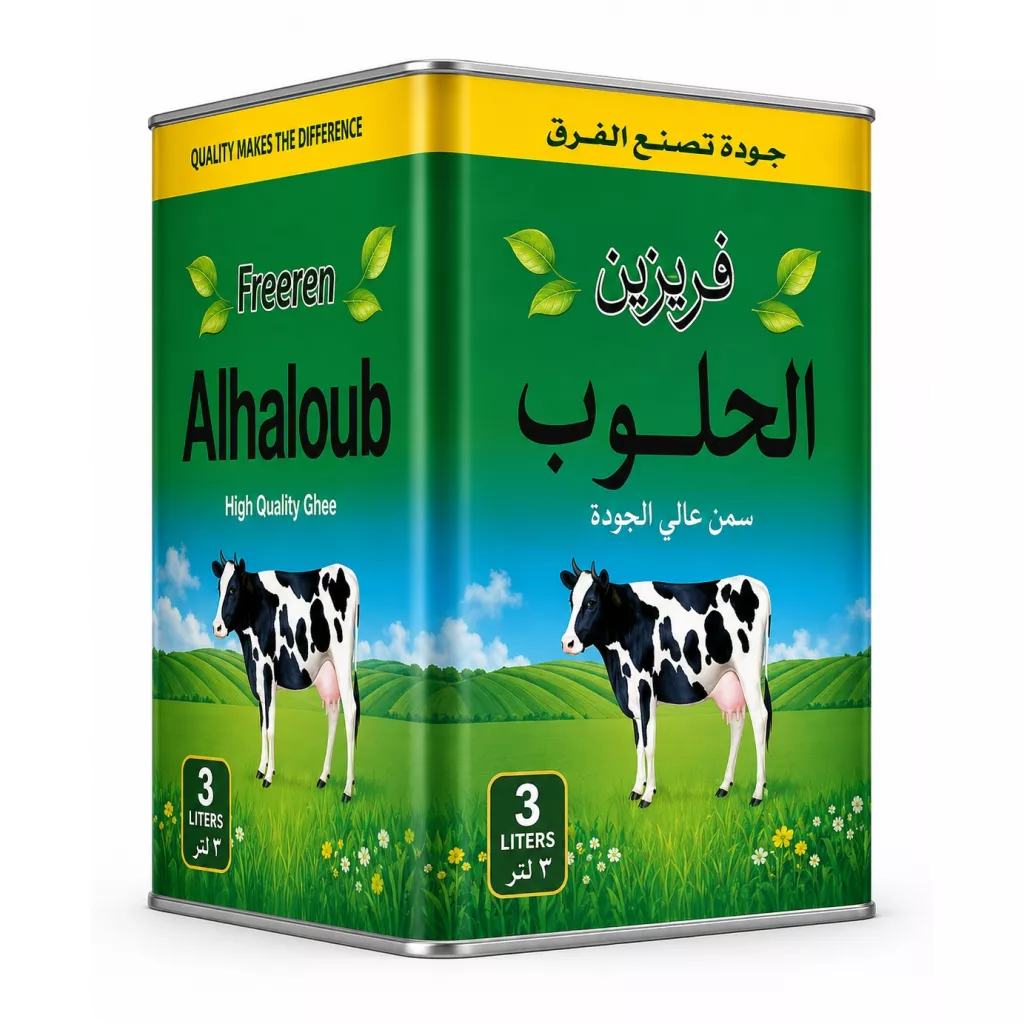Freezing Ghee (Alhaloub) is high quality ghee