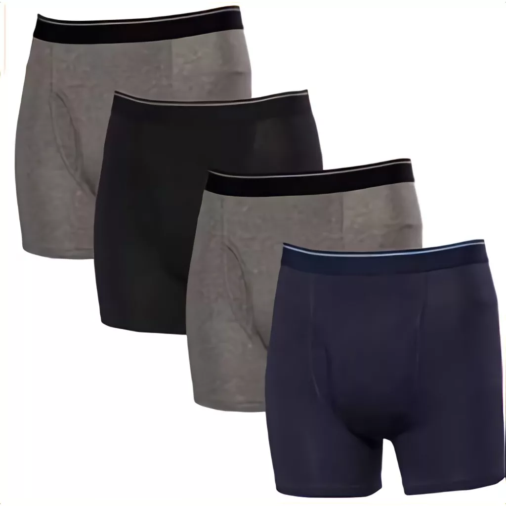 Underwear and Boxer Shorts - Gray, S to 2XL