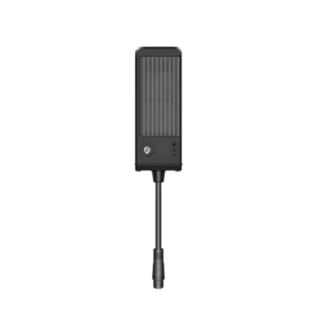 Tracking device with remote door open and close feature