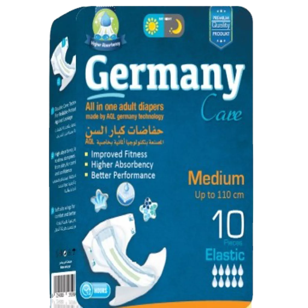 Jermeni Care para personas mayores - Tamaño mediano, hasta 110 cm -10 piezas
