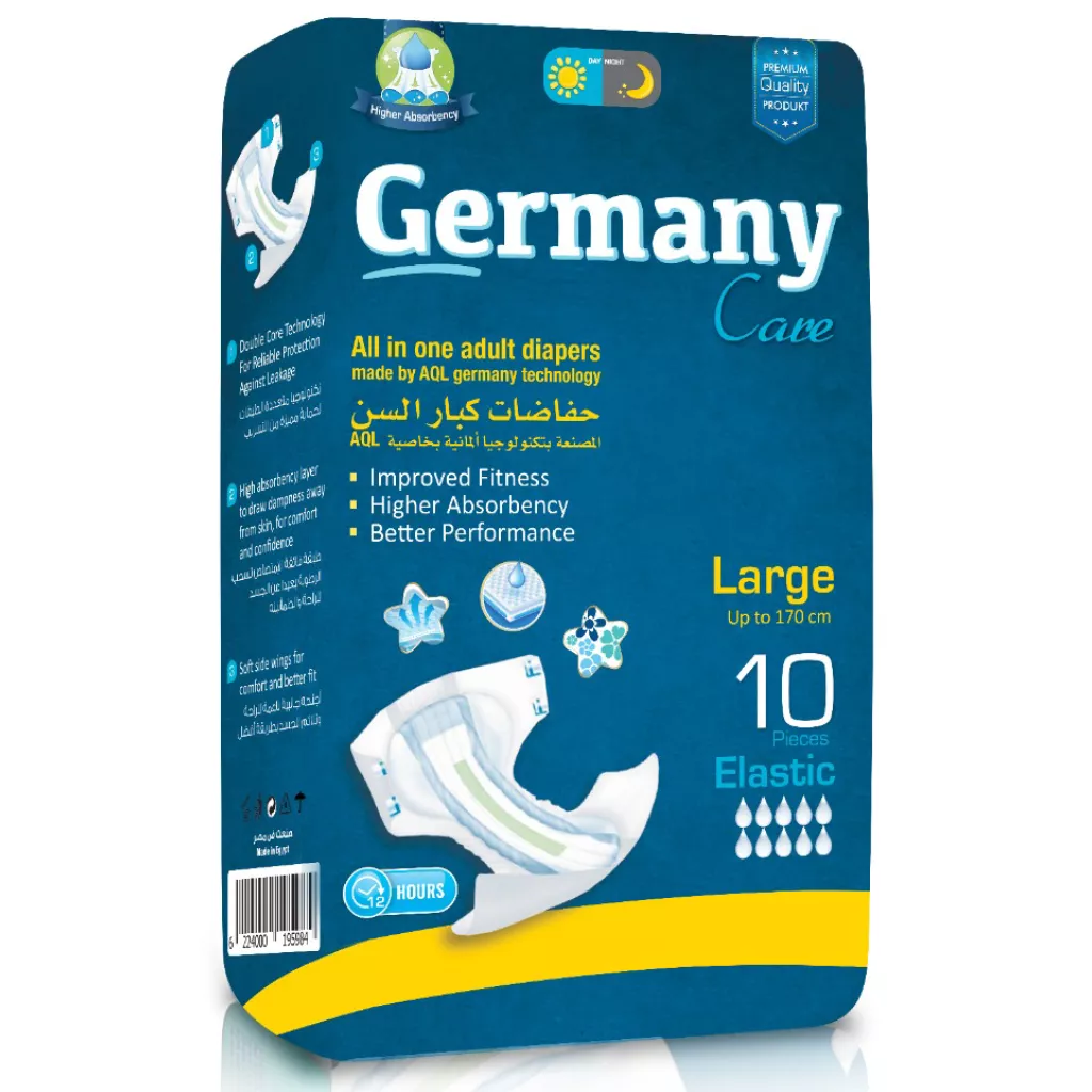 Jermeni Care para personas mayores - Tamaño grande, de 110 cm a 170 cm - 10 piezas