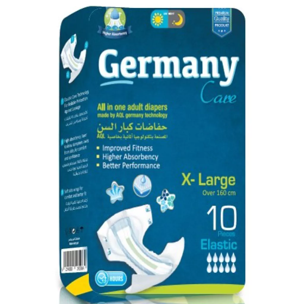 Jermeni Care para personas mayores - Talla extra grande, mayor a 170 cm - 10 piezas