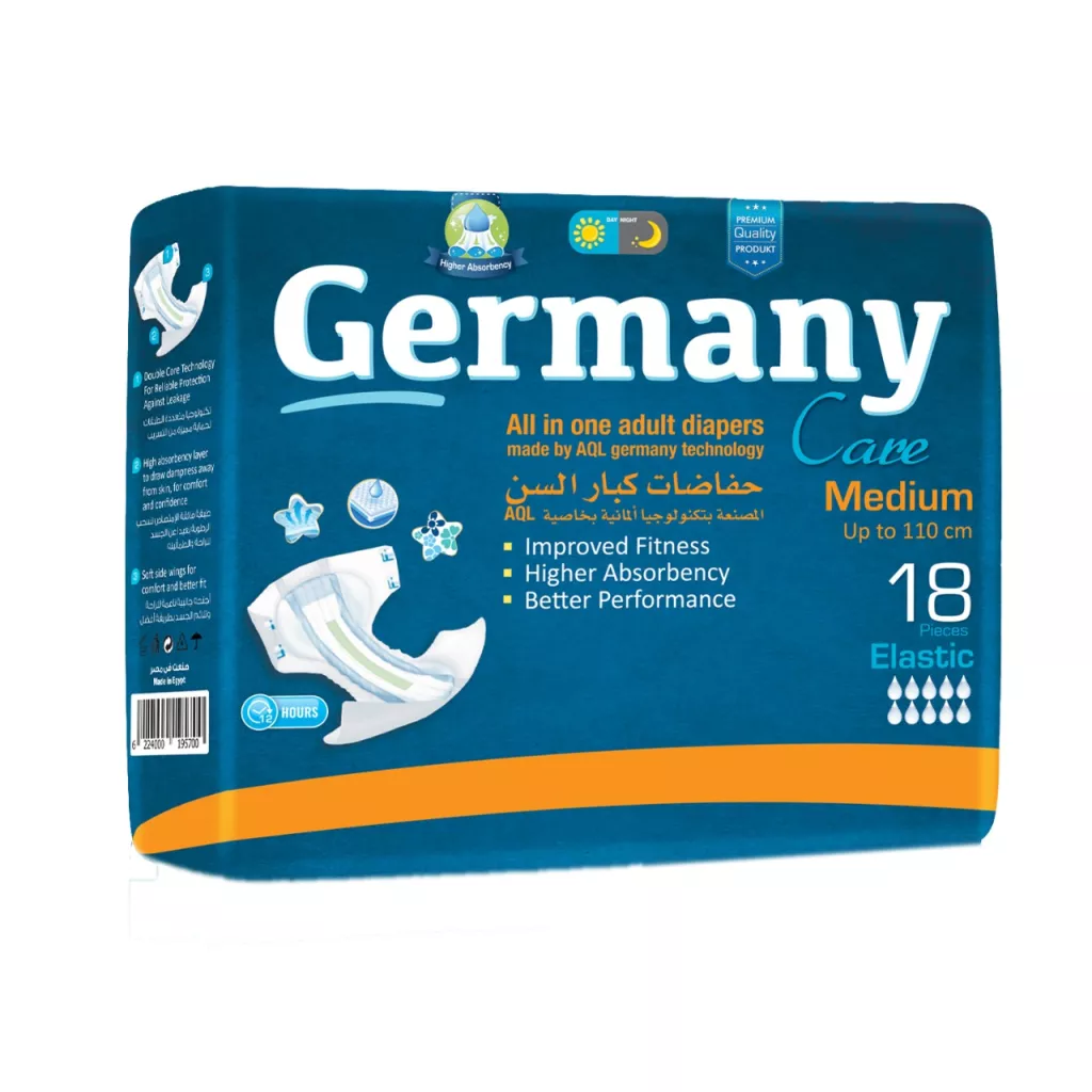 Jermeni Care para personas mayores - Tamaño de cintura, hasta 110 cm - 18 piezas