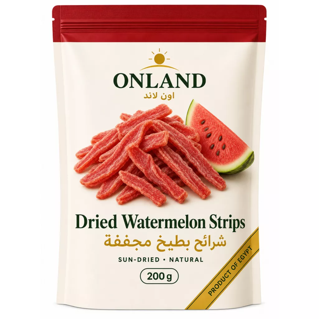 شرائح بطيخ مجففة