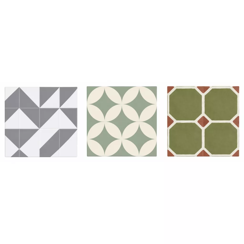 Geometric shape tiles
