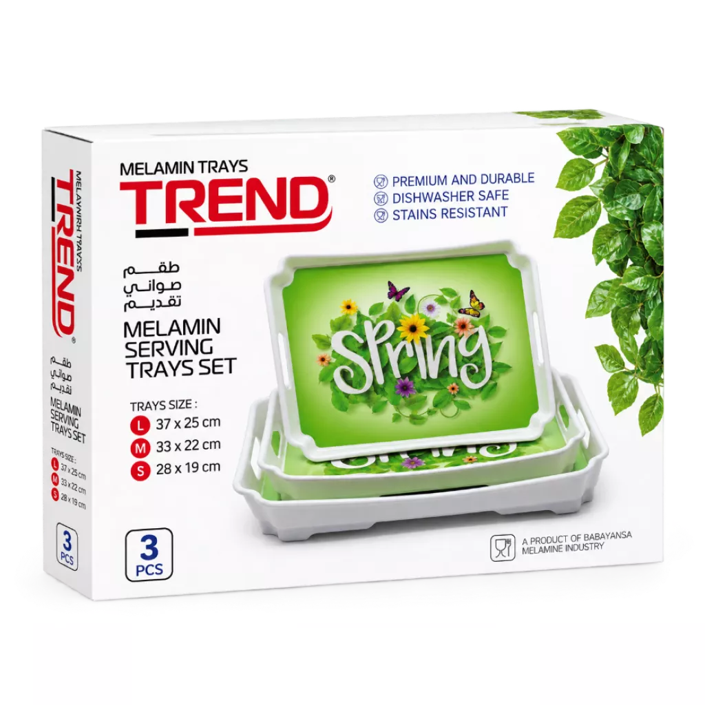 Serving tray set