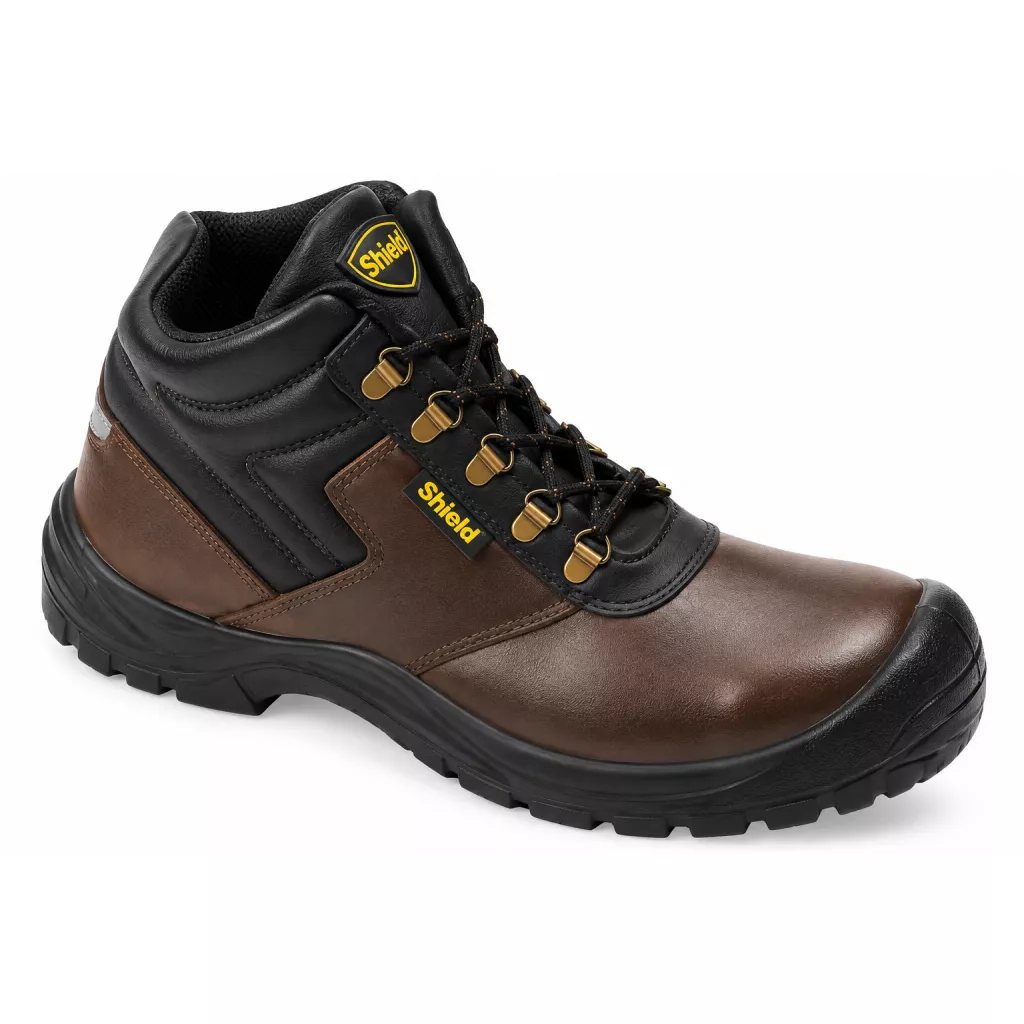 Peace Shield Pro Shoes - Brown/Black with Higher Collar