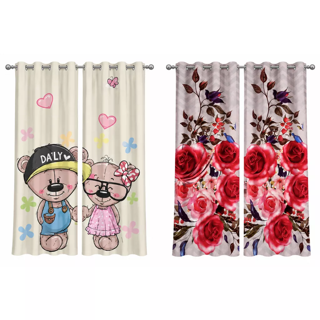 Multi-shaped curtains