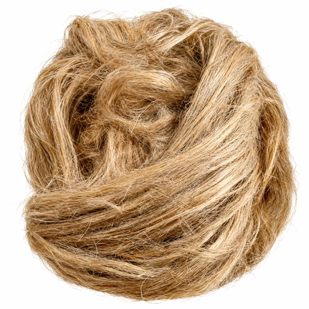 Linen unraveled/combed first