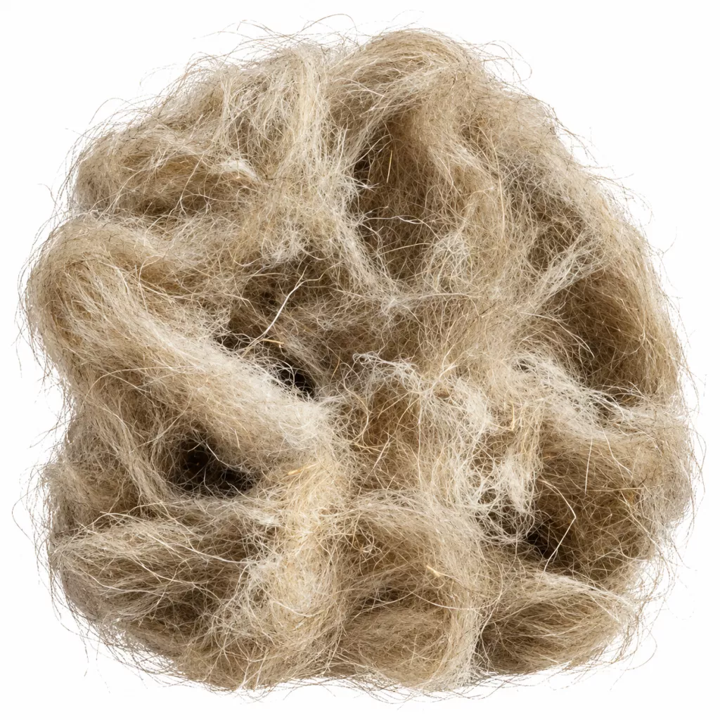 Short linen fibers