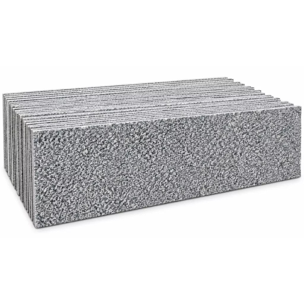 Tableros de granito gris claro moteados