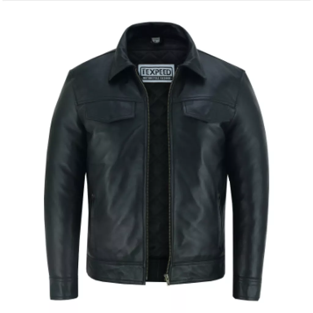 سترة جلدية كلاسيكية للشاحنات