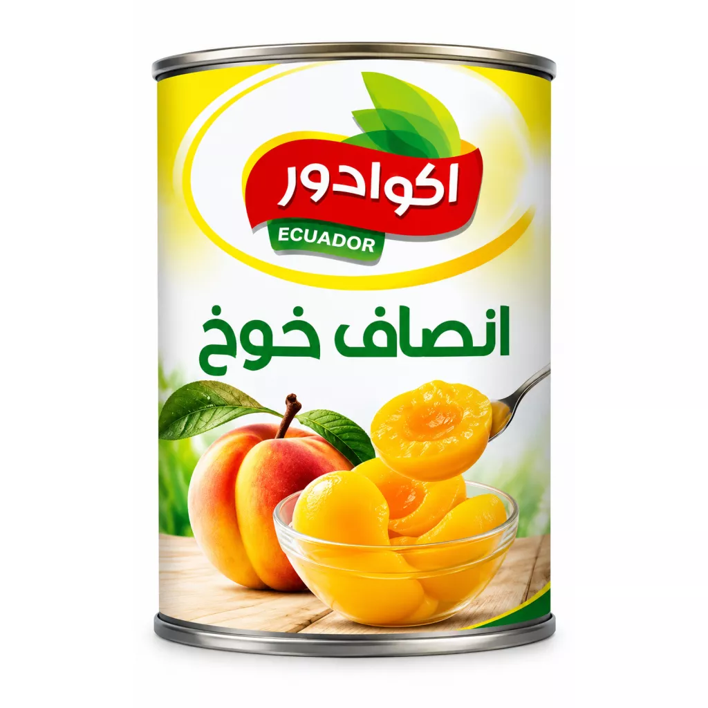 Ecuador peach halves